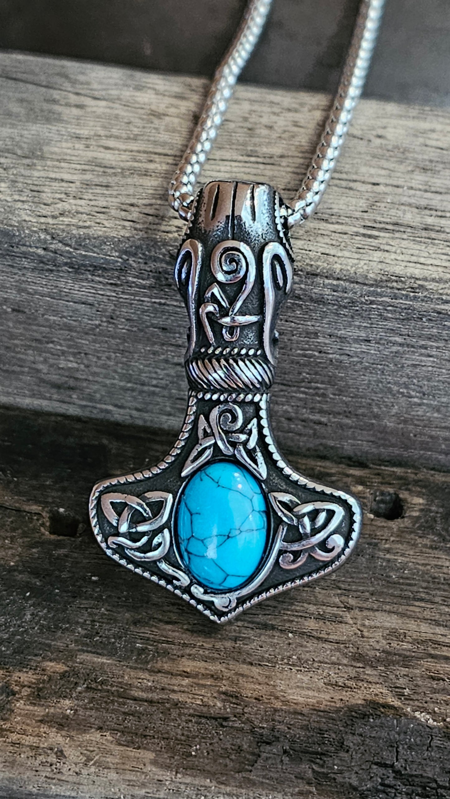 Thor's Hammer- Turquoise