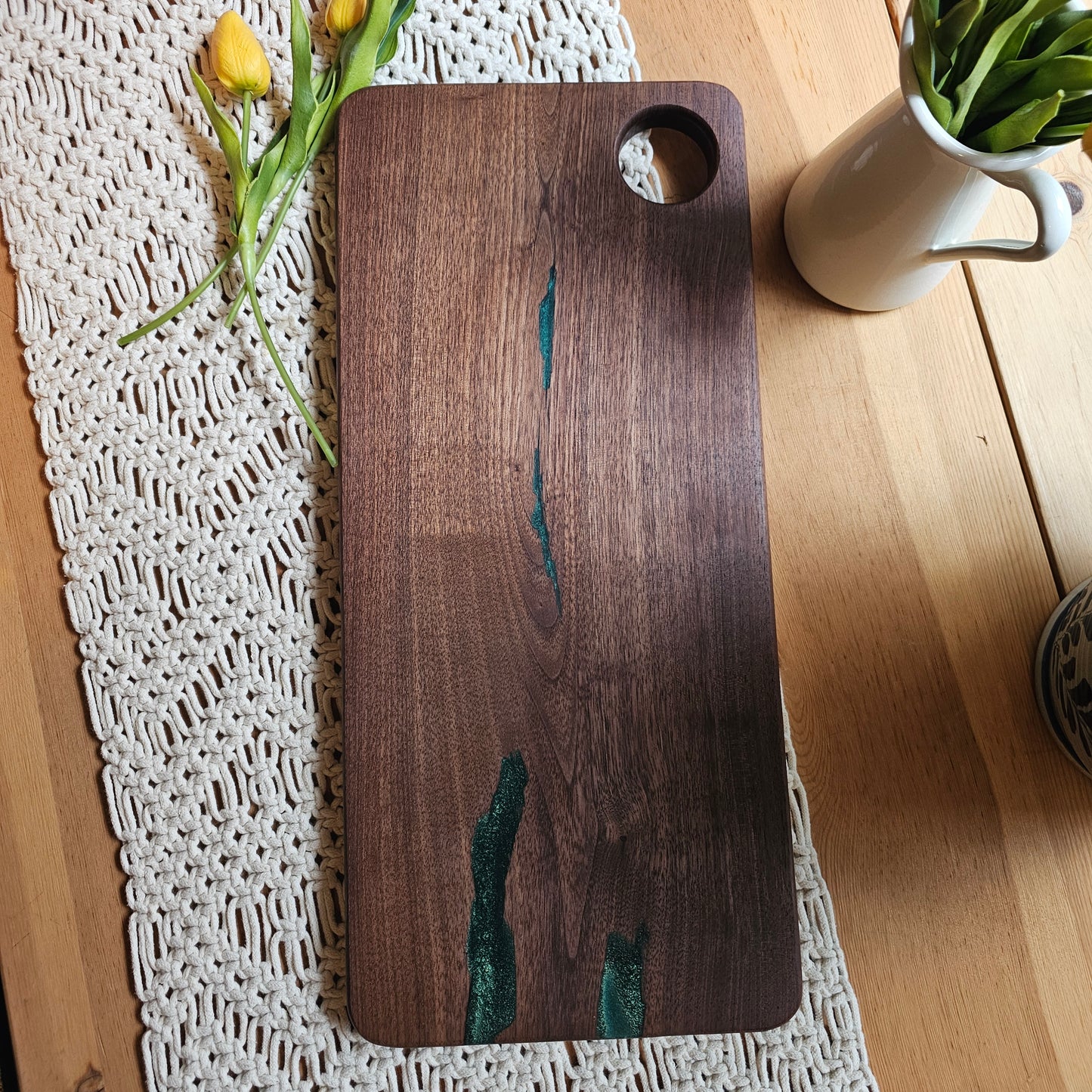 Cutting Board- Black Walnut- 19.5" x 8.5"