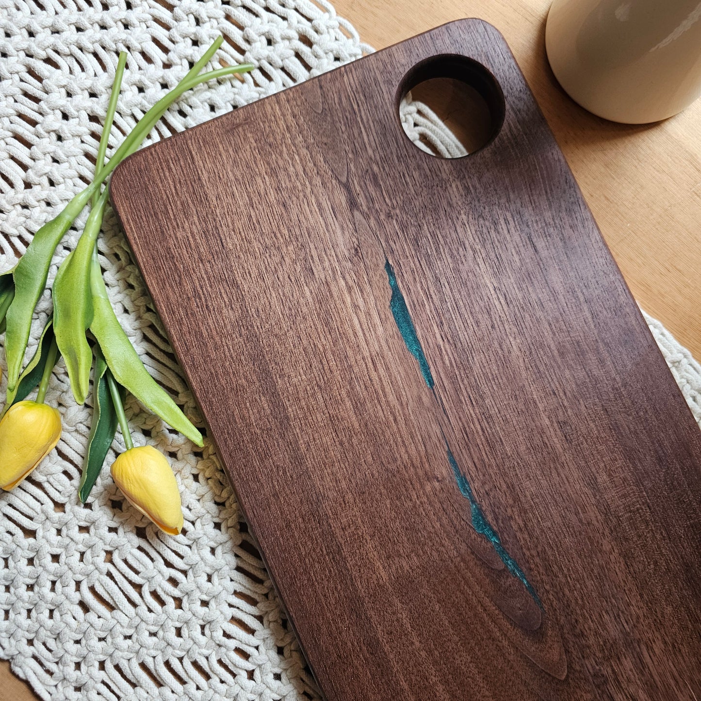 Cutting Board- Black Walnut- 19.5" x 8.5"