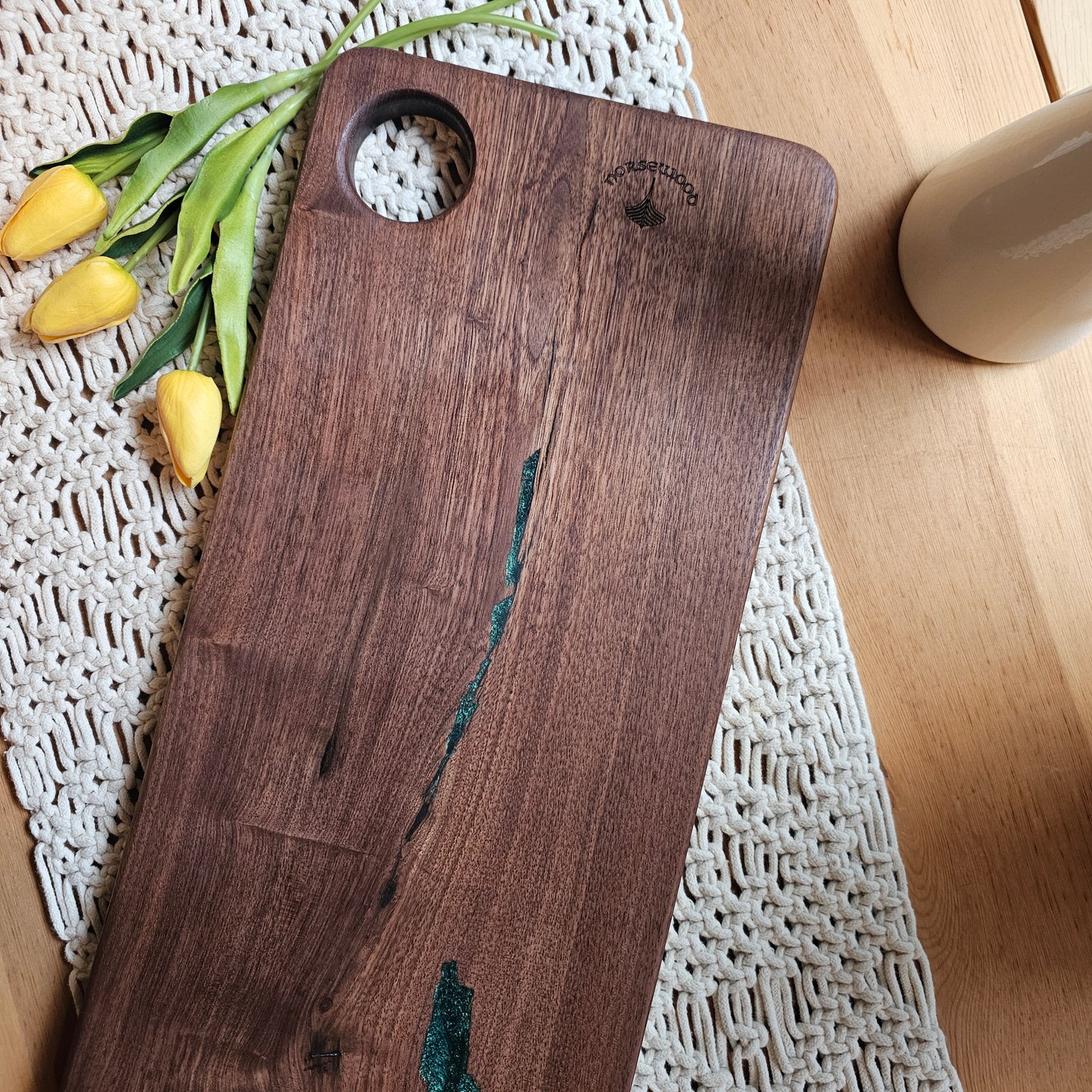 Cutting Board- Black Walnut- 19.5" x 8.5"