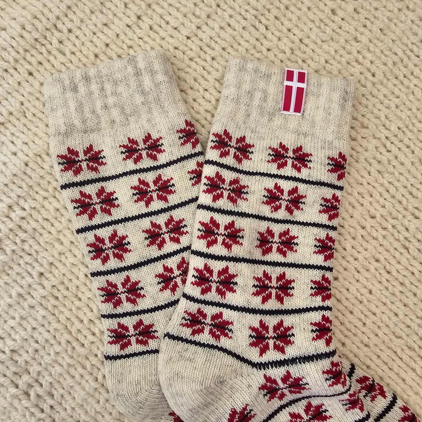 Wool Socks- Red