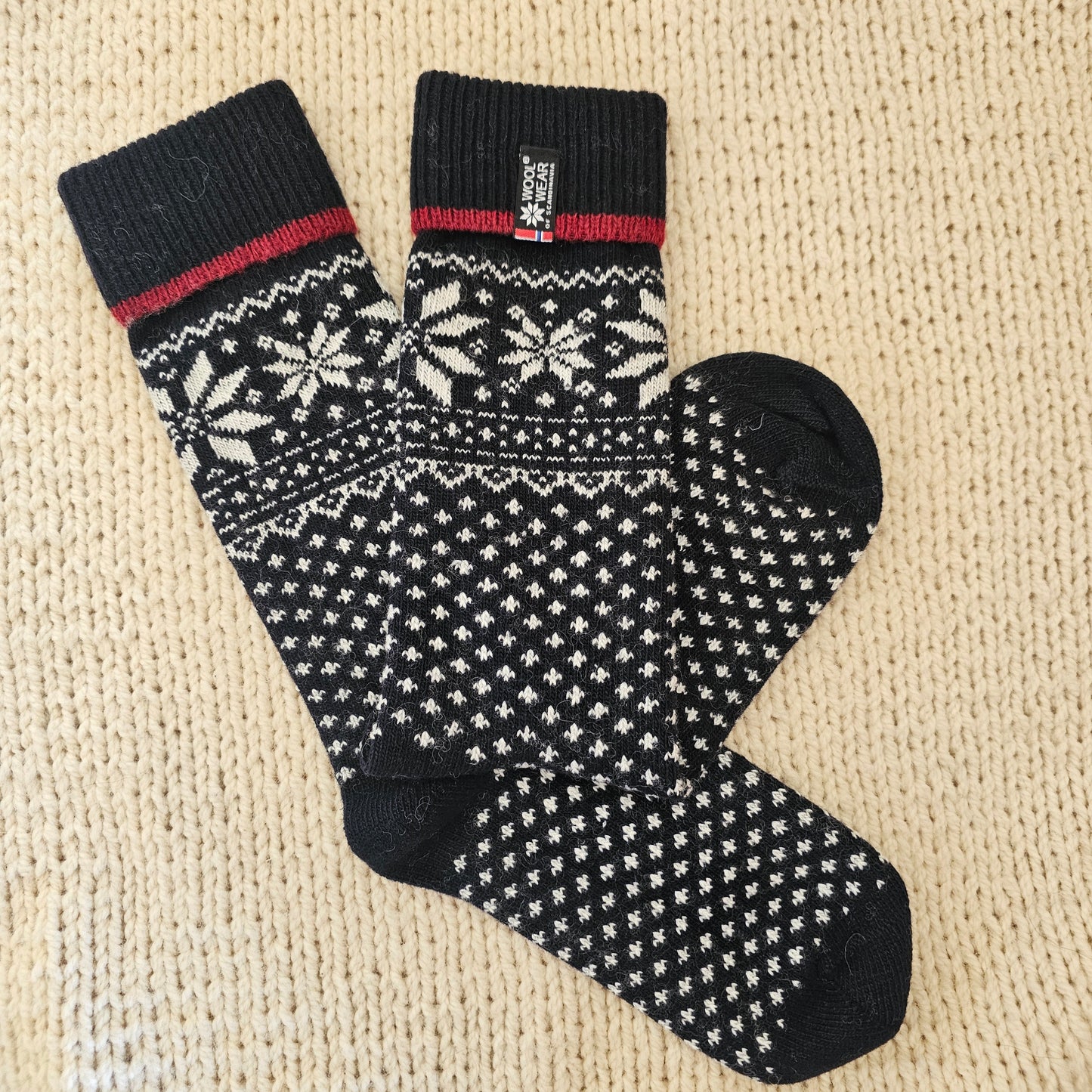 Wool Socks-Navy