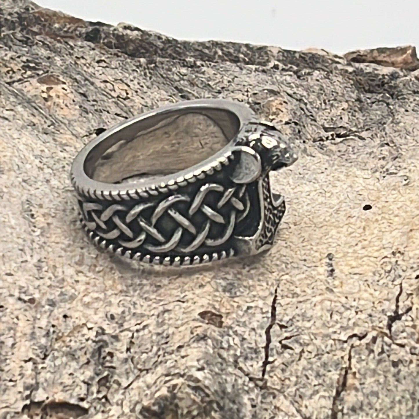 Ring - Thor's Hammer (Mjølnir) Size 7-15