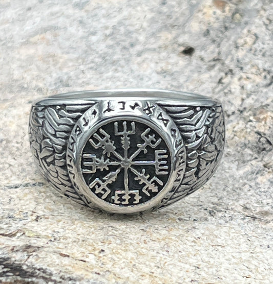 Ring - Viking Compass (Vegvisir)