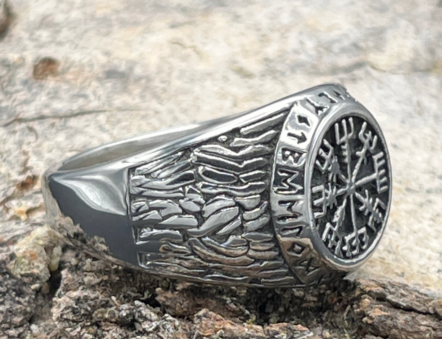 Ring - Viking Compass (Vegvisir)
