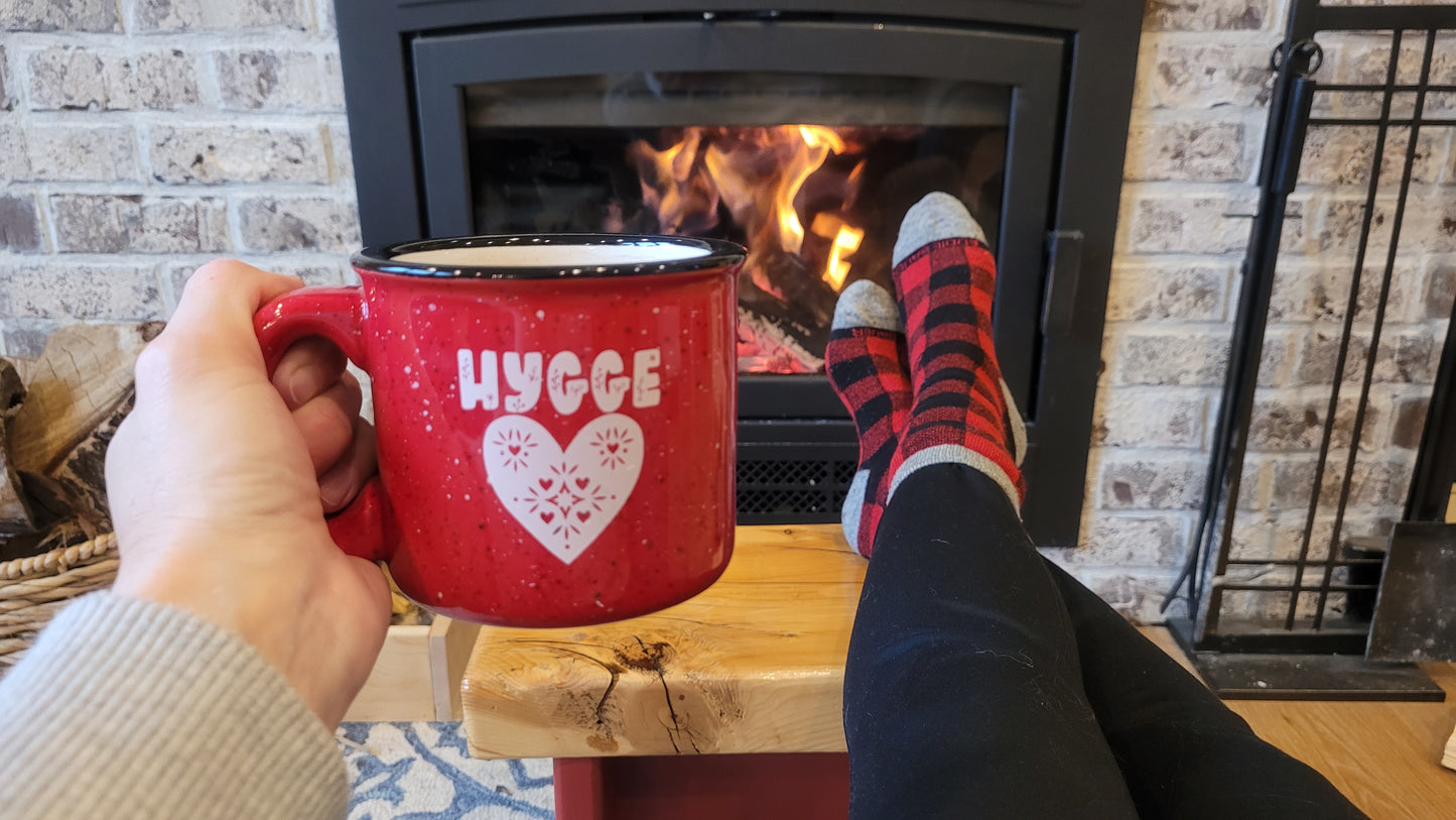 Hygge Campfire Mug- Red