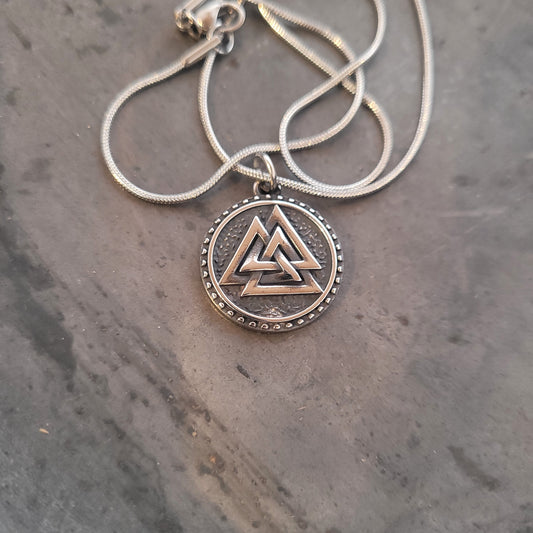 Valknut Necklace