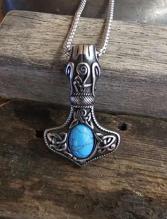 Thor's Hammer- Turquoise