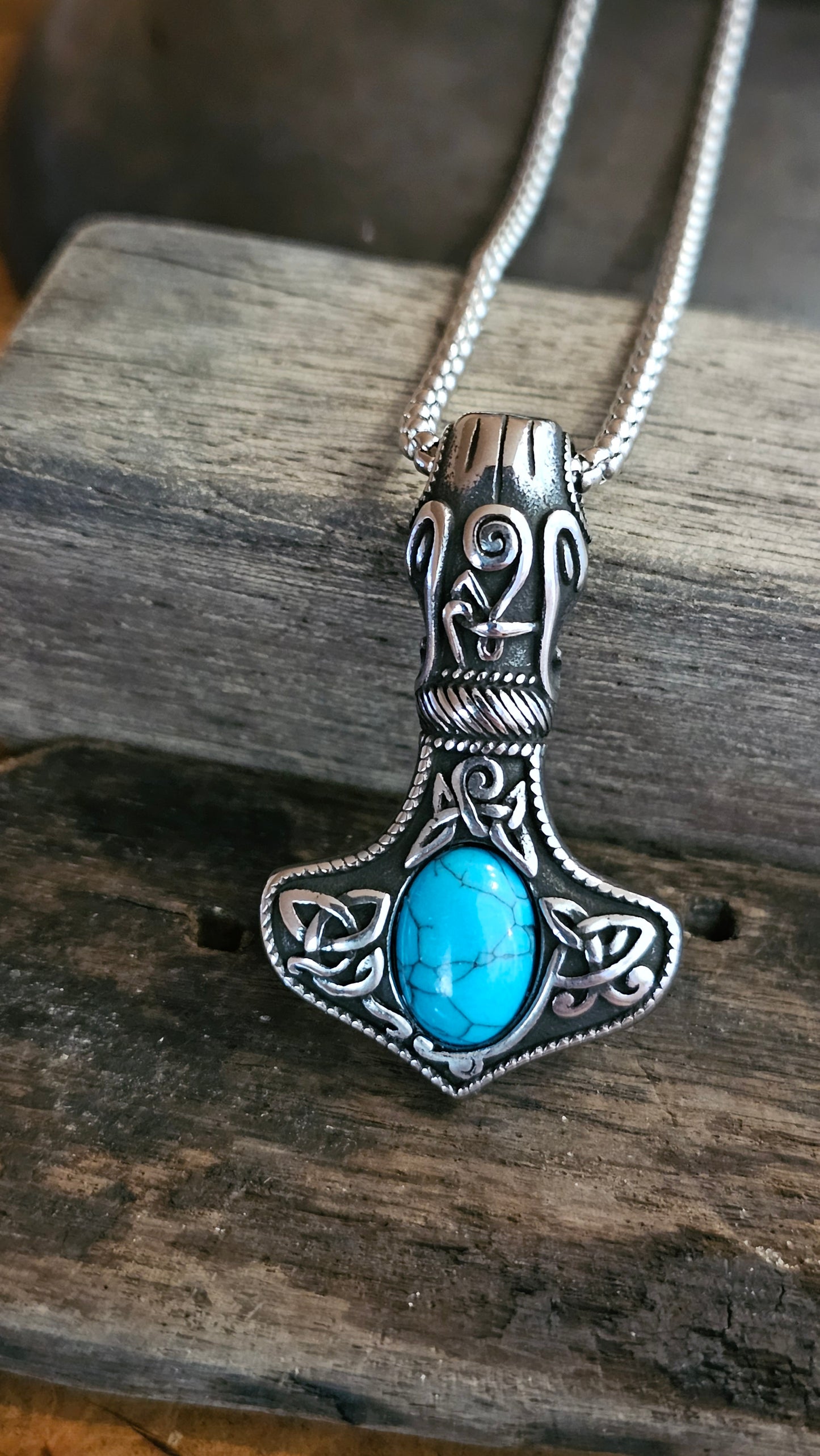 Thor's Hammer- Turquoise