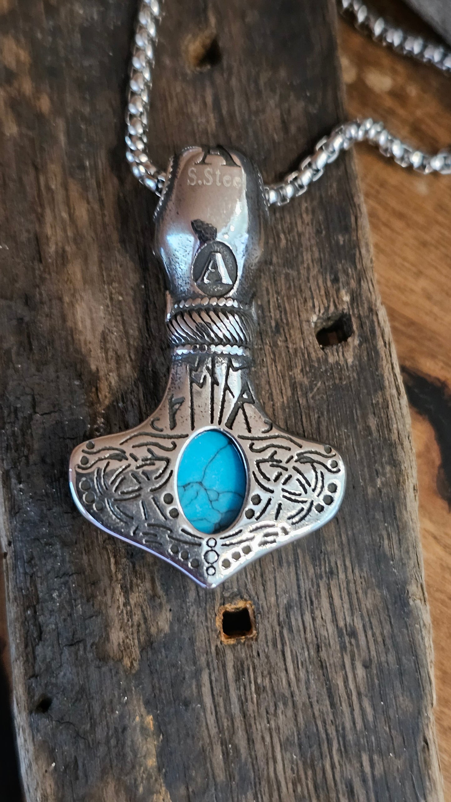 Thor's Hammer- Turquoise