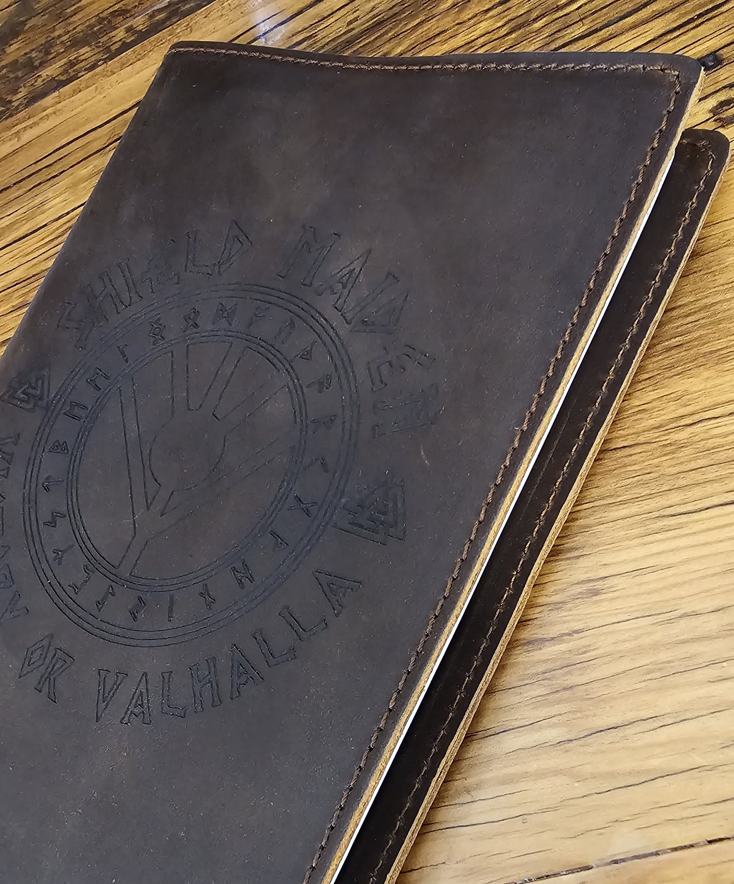 Genuine Leather Journal- Shield Maiden