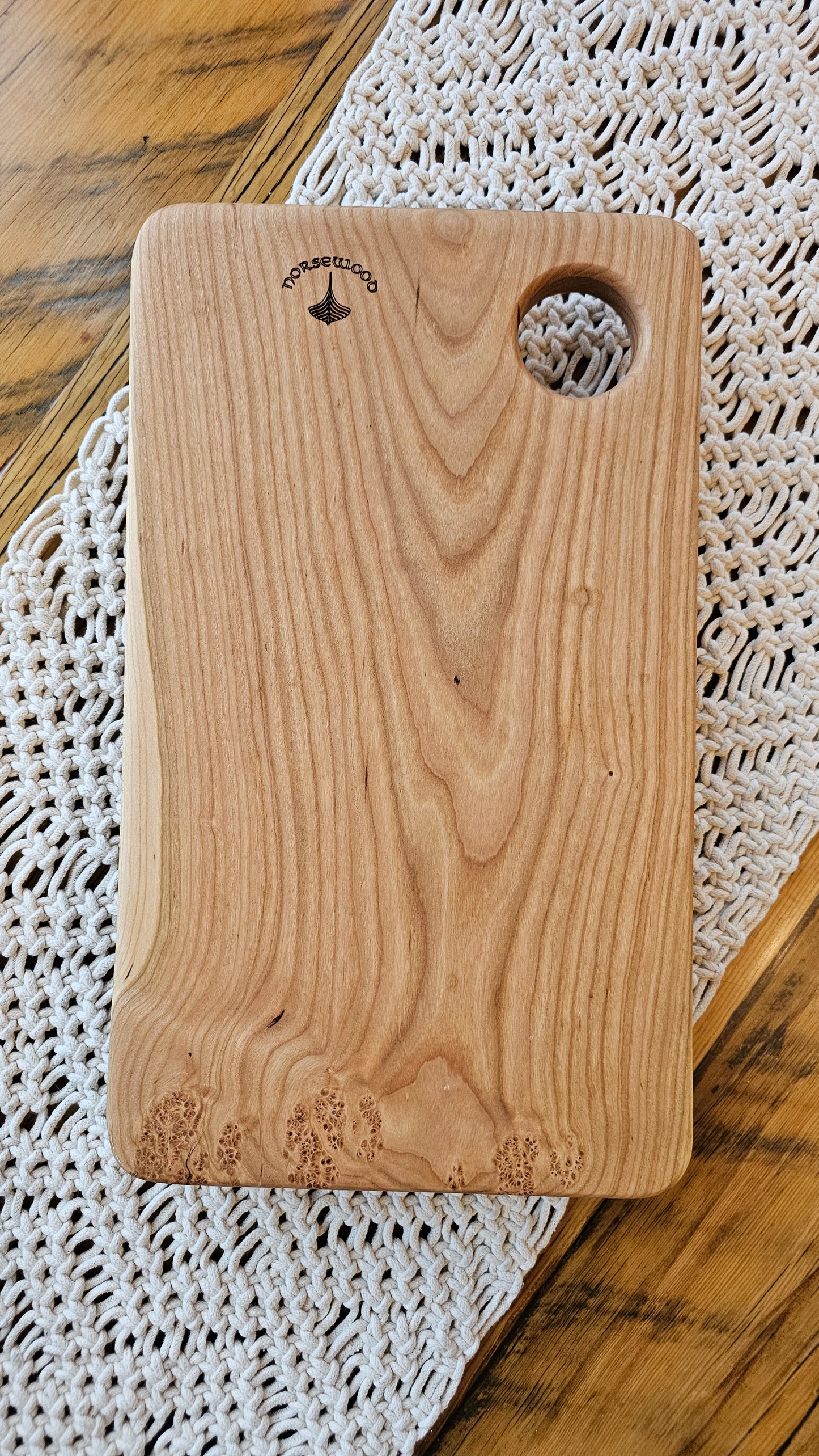 Charcuterie Board- Cherry- 16" x 9.5"