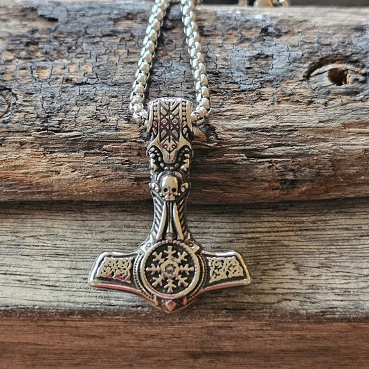 Thor's Hammer with Helm of Awe