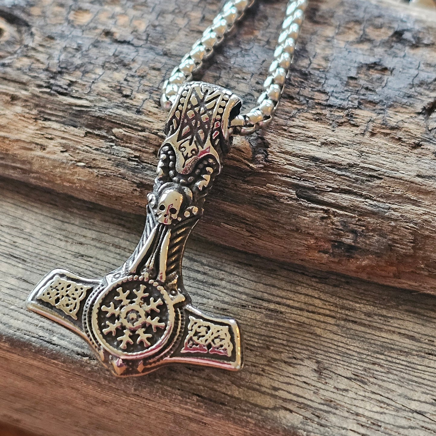 Thor's Hammer with Helm of Awe