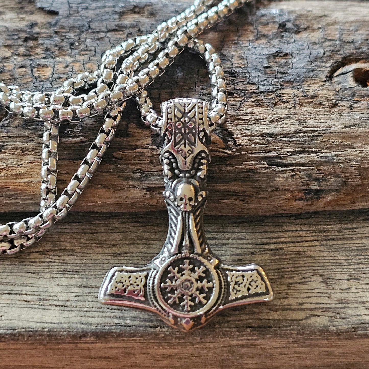 Thor's Hammer with Helm of Awe