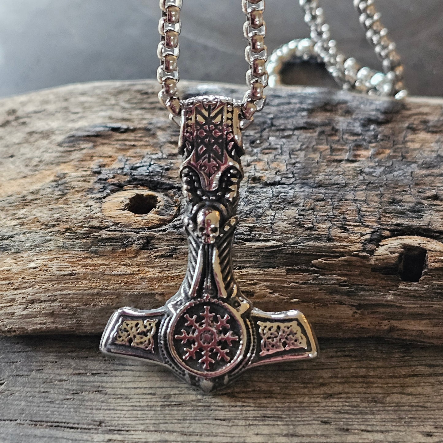 Thor's Hammer with Helm of Awe