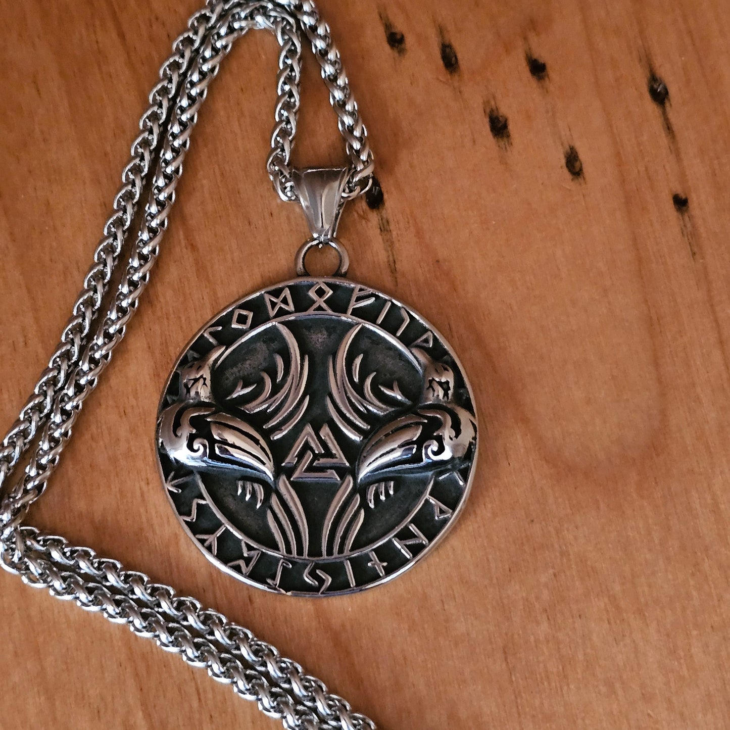 Viking Runes with Ravens