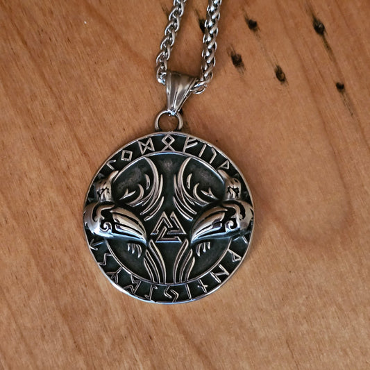 Viking Runes with Ravens