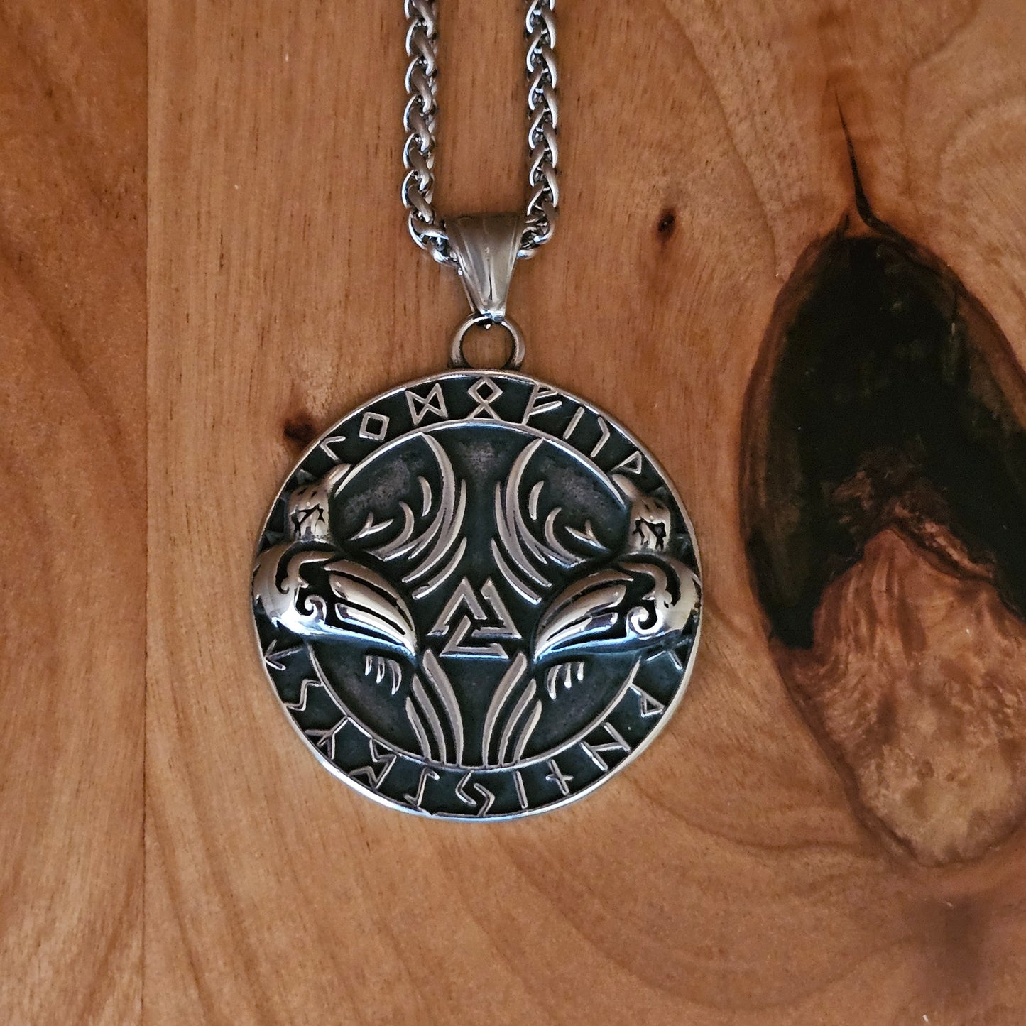 Viking Runes with Ravens