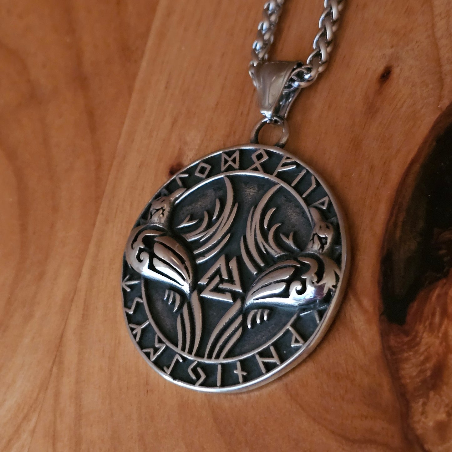 Viking Runes with Ravens