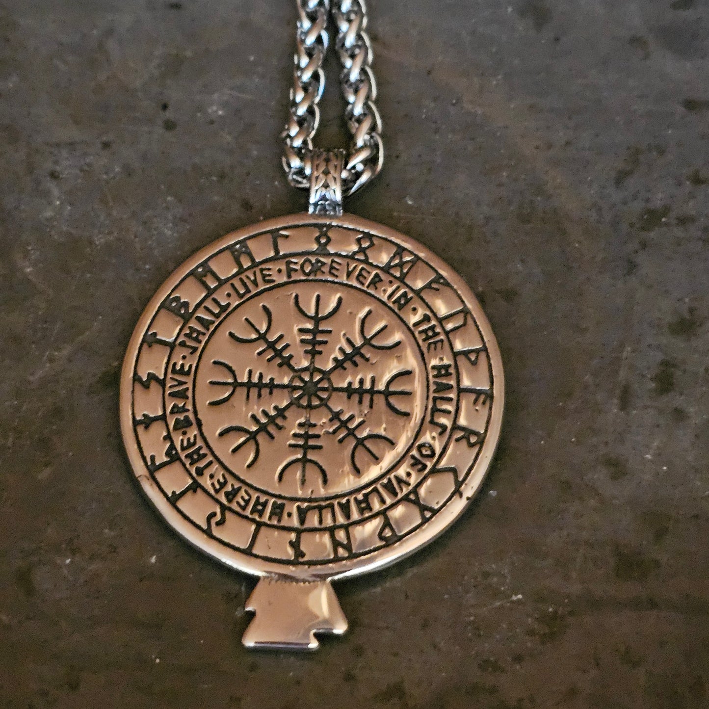 Viking Compass with Raven