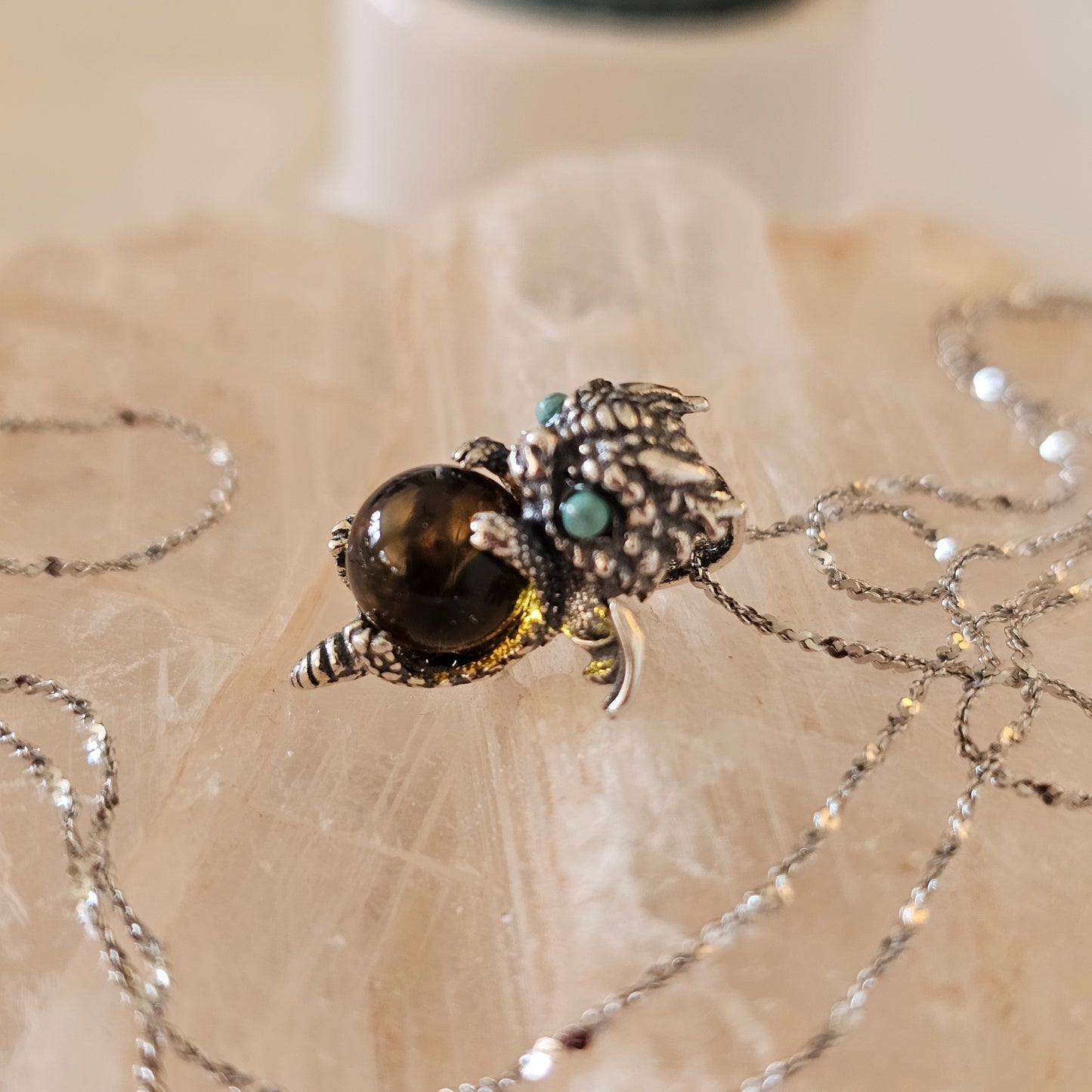 Genuine Amber Nordic Dragon