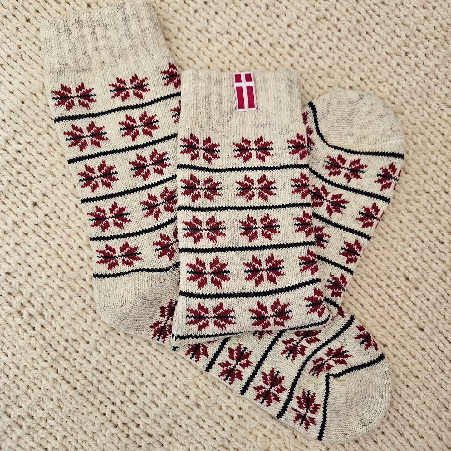 Wool Socks- Red