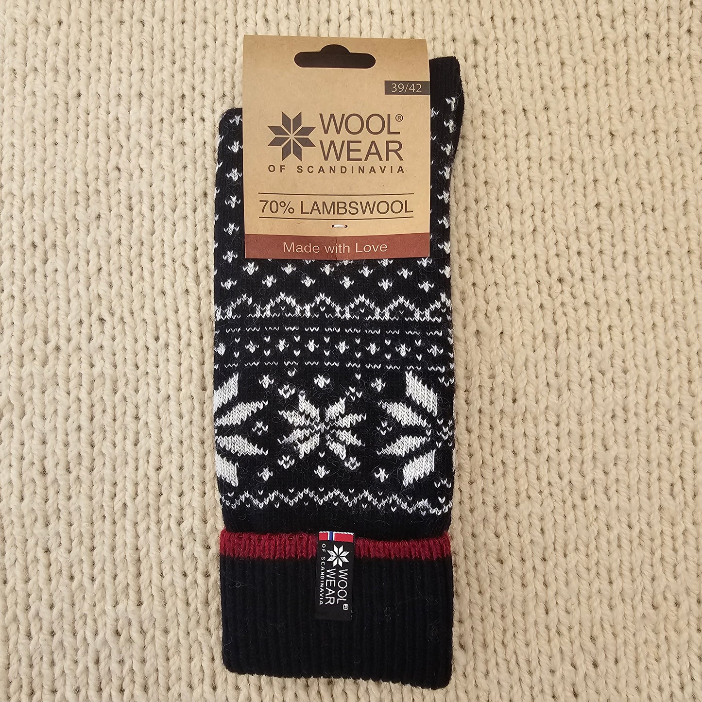 Wool Socks-Navy