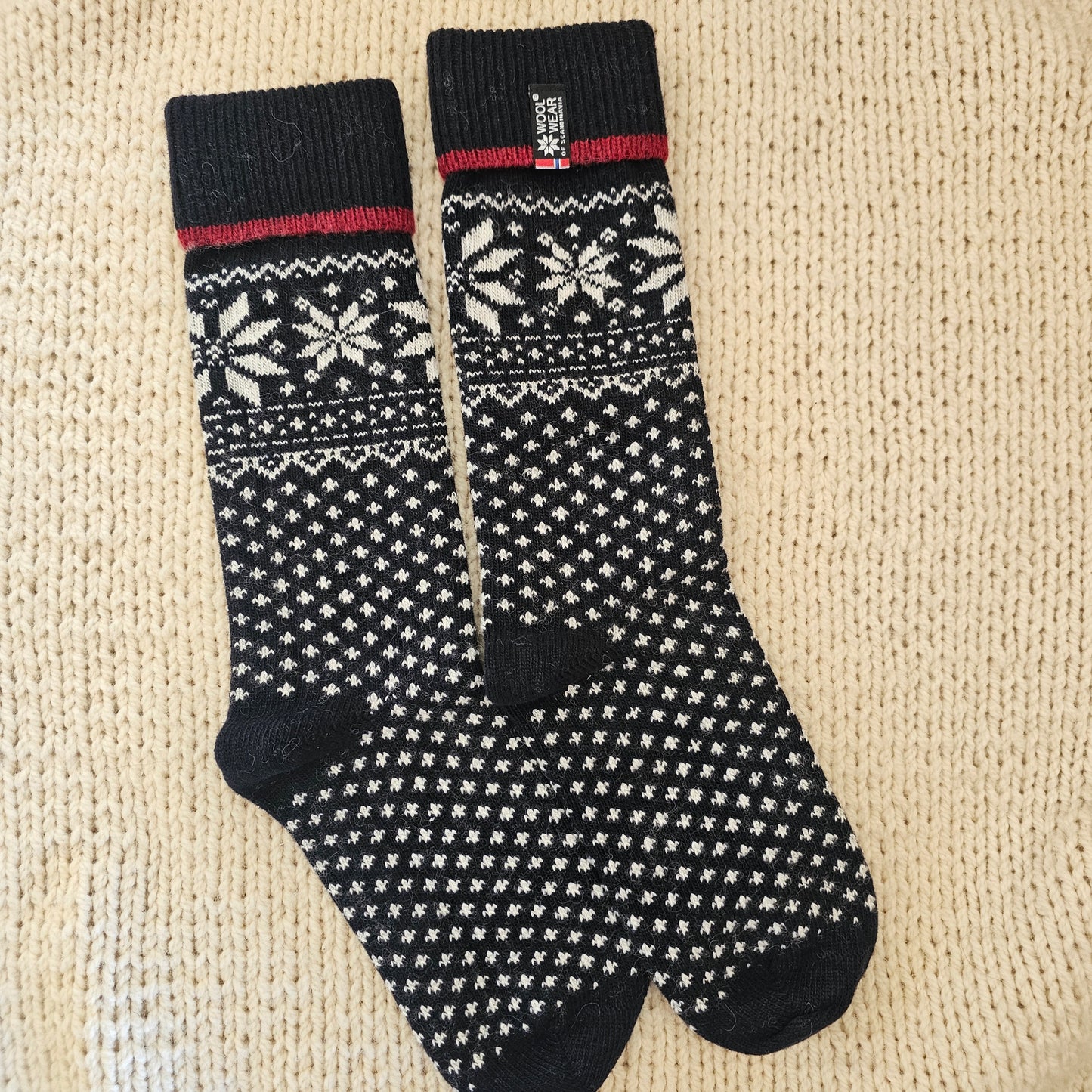Wool Socks-Navy