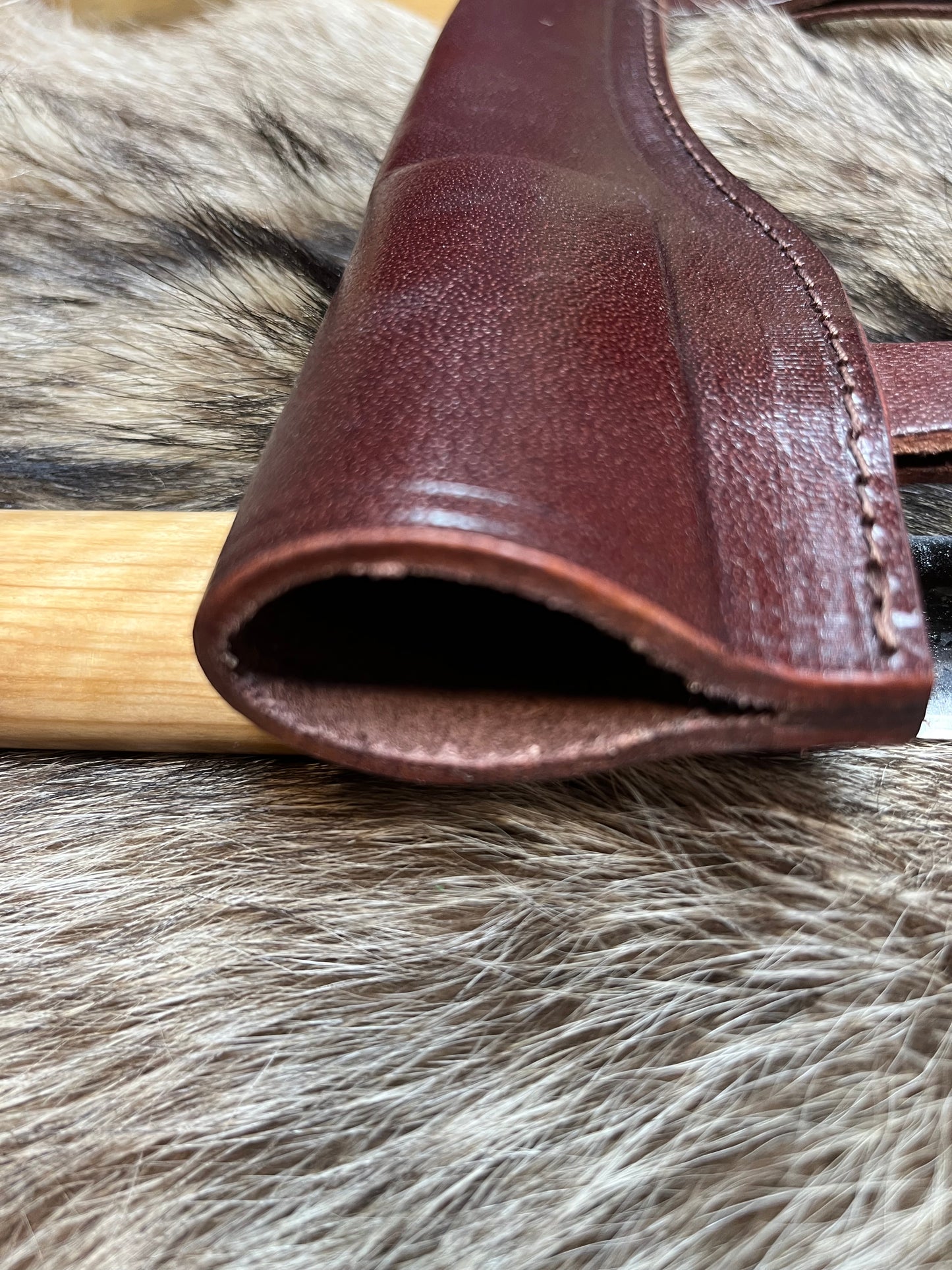 Viking Seax 16.5" Olive Wood Handle