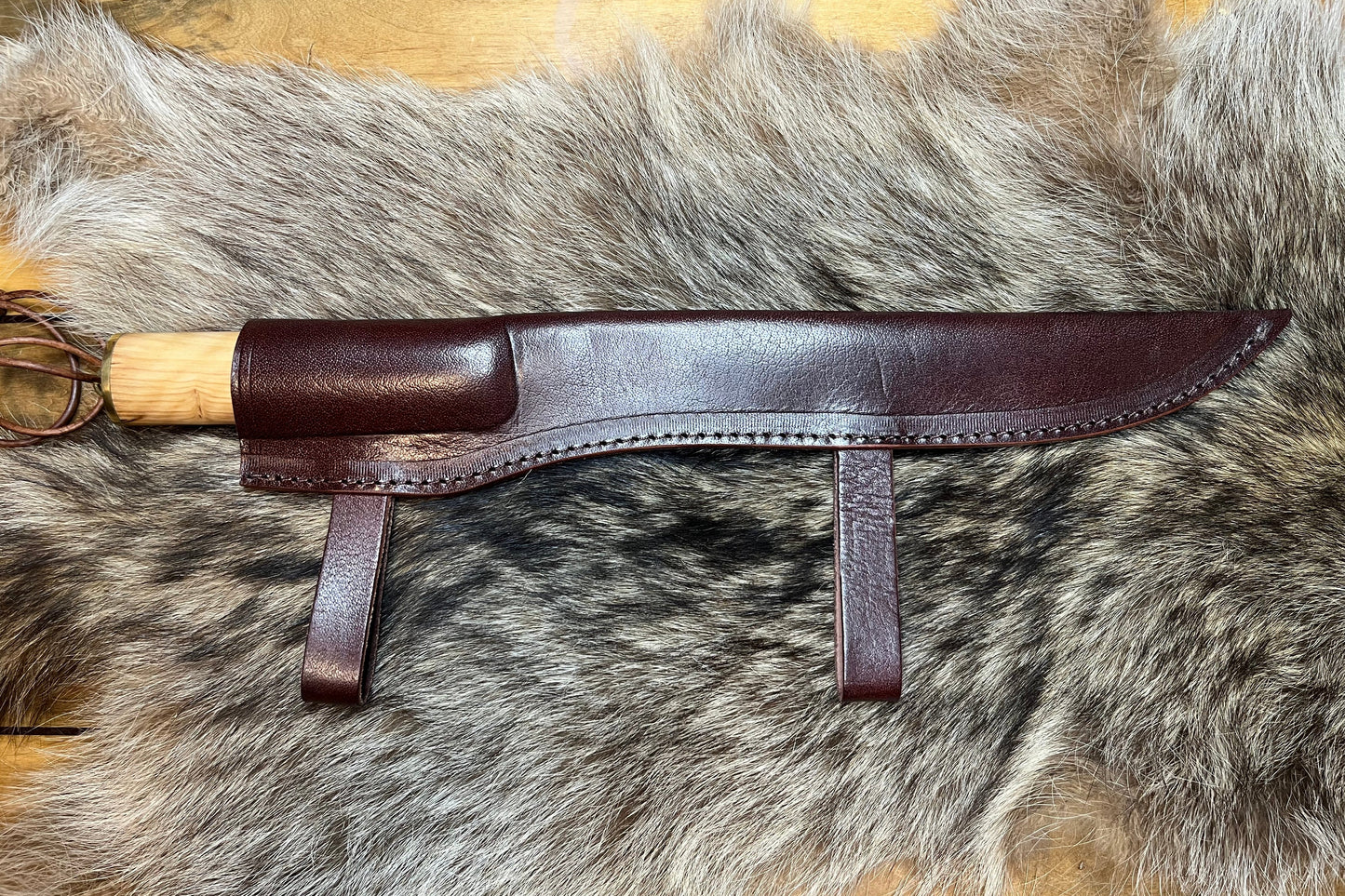 Viking Seax 16.5" Olive Wood Handle