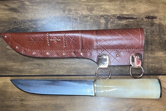 Viking Seax 12" Bone Handle