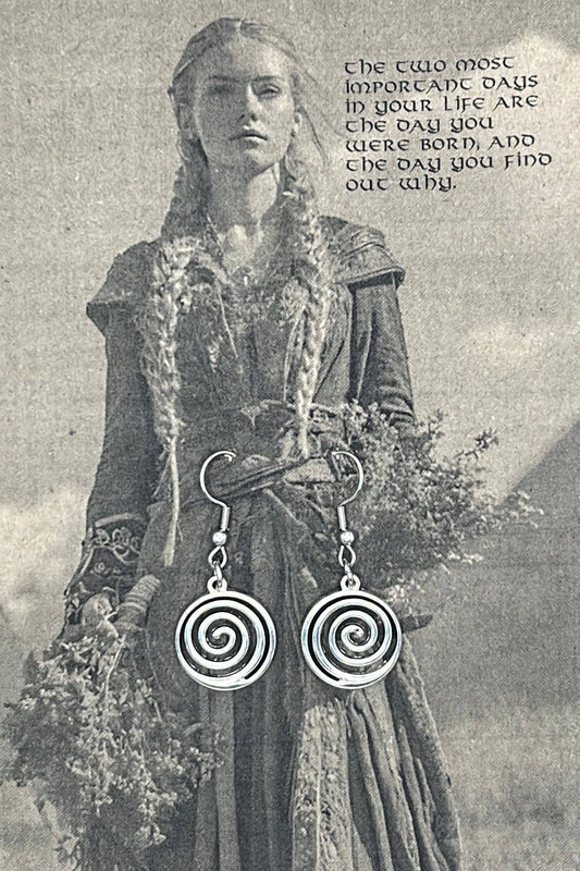 Earrings Celtic Spiral