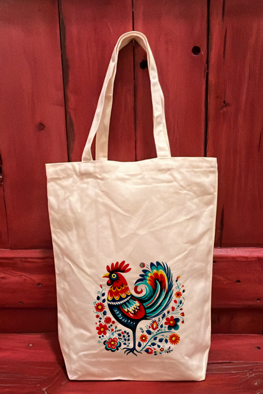 Tote Bag 15" X 14" Rooster